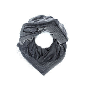 Tommy Hilfiger dámský šedý šátek se vzorem